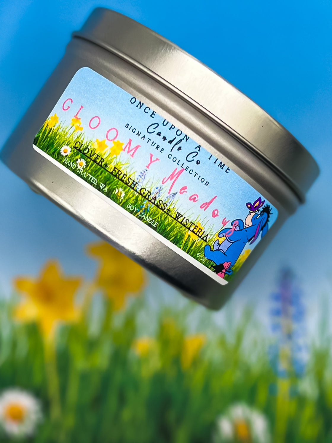 Gloomy Meadows—Clover, Ozone, Citrus & Wisteria Soy Wax Candle