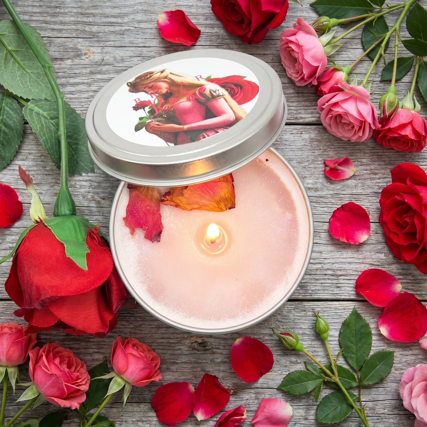 Briar Rose-Sleeping Beauty Soy Wax Candle
