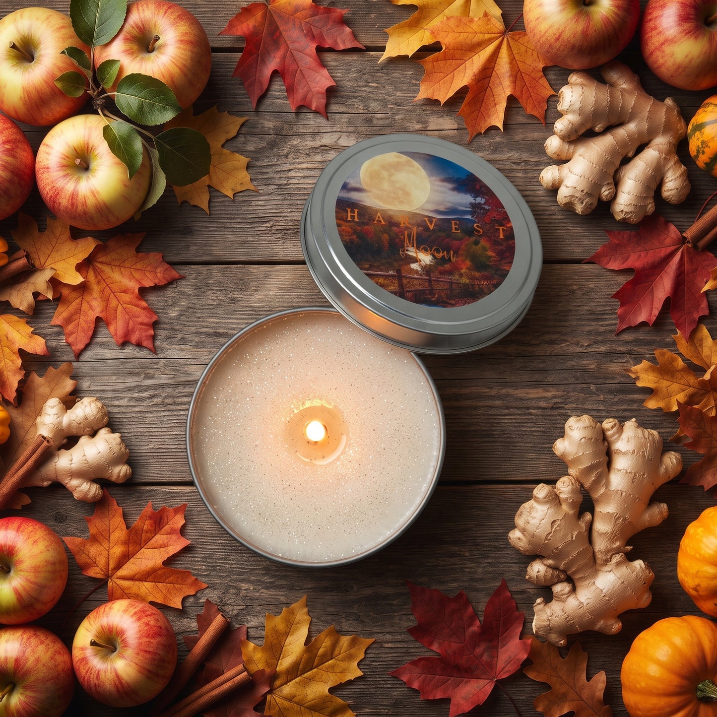 Harvest Moon Soy Wax Candle 🌕