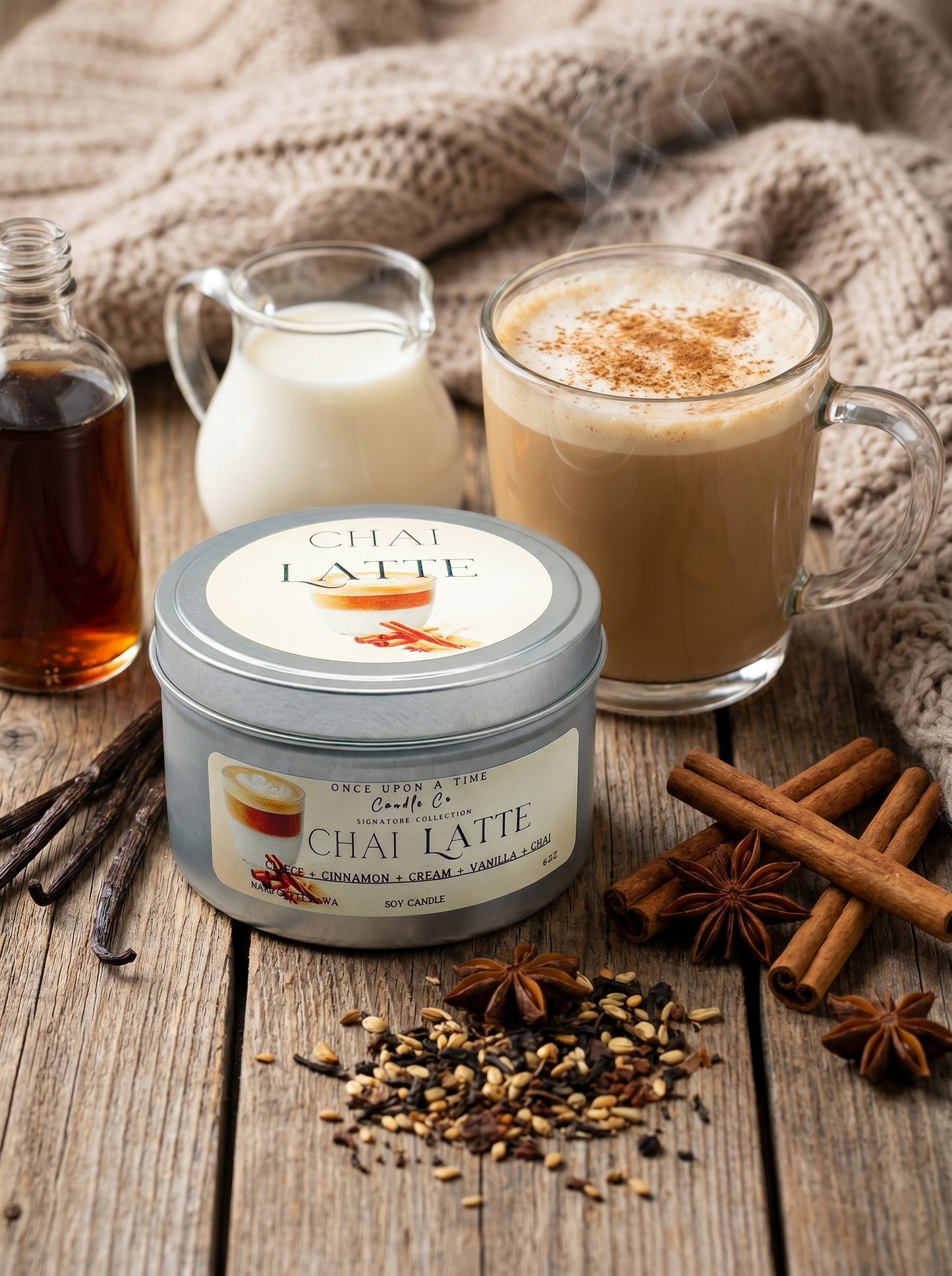 Chai Latte Soy Wax Candle