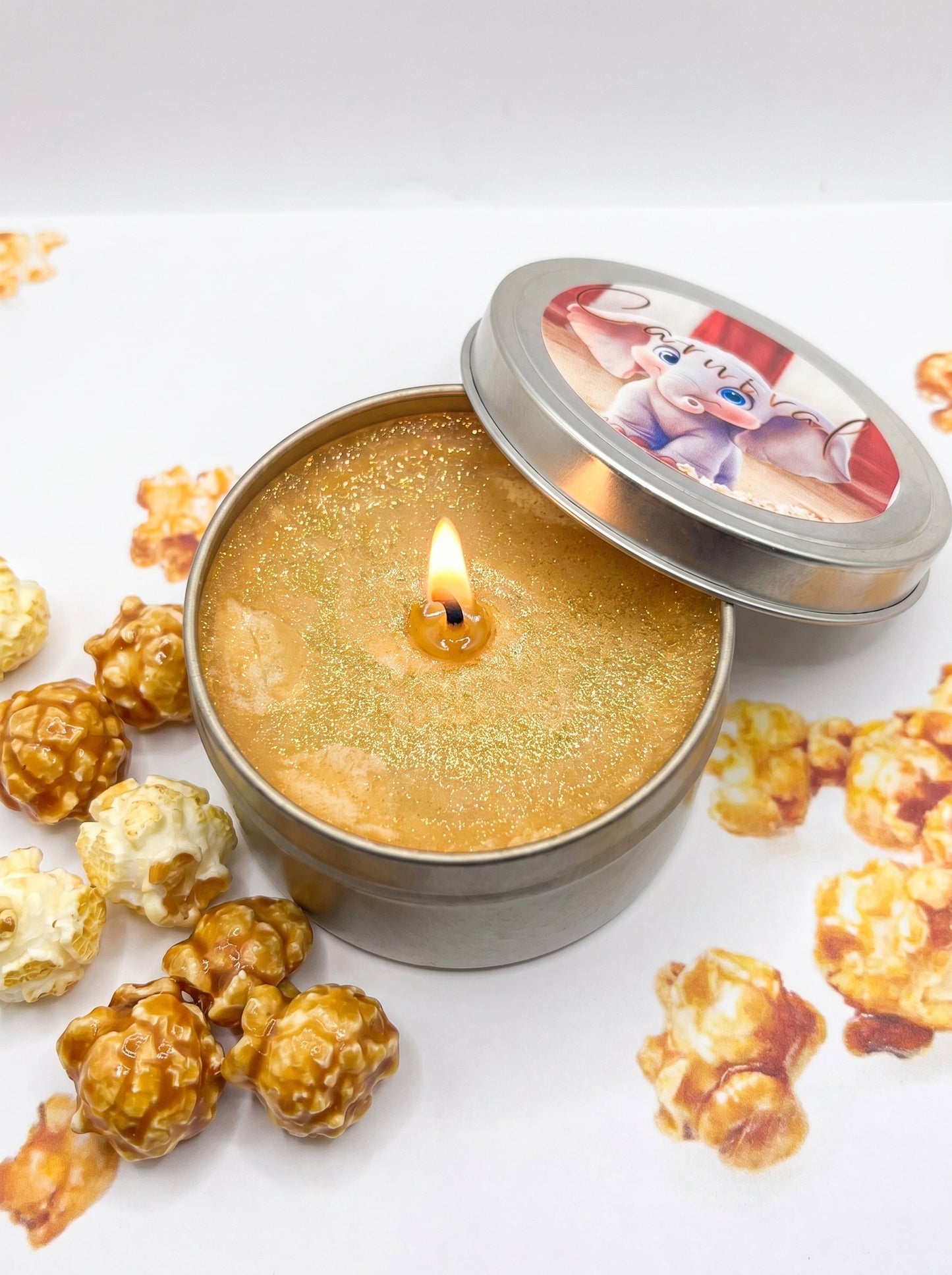 Carnival-Caramel Popcorn Soy Wax Candle