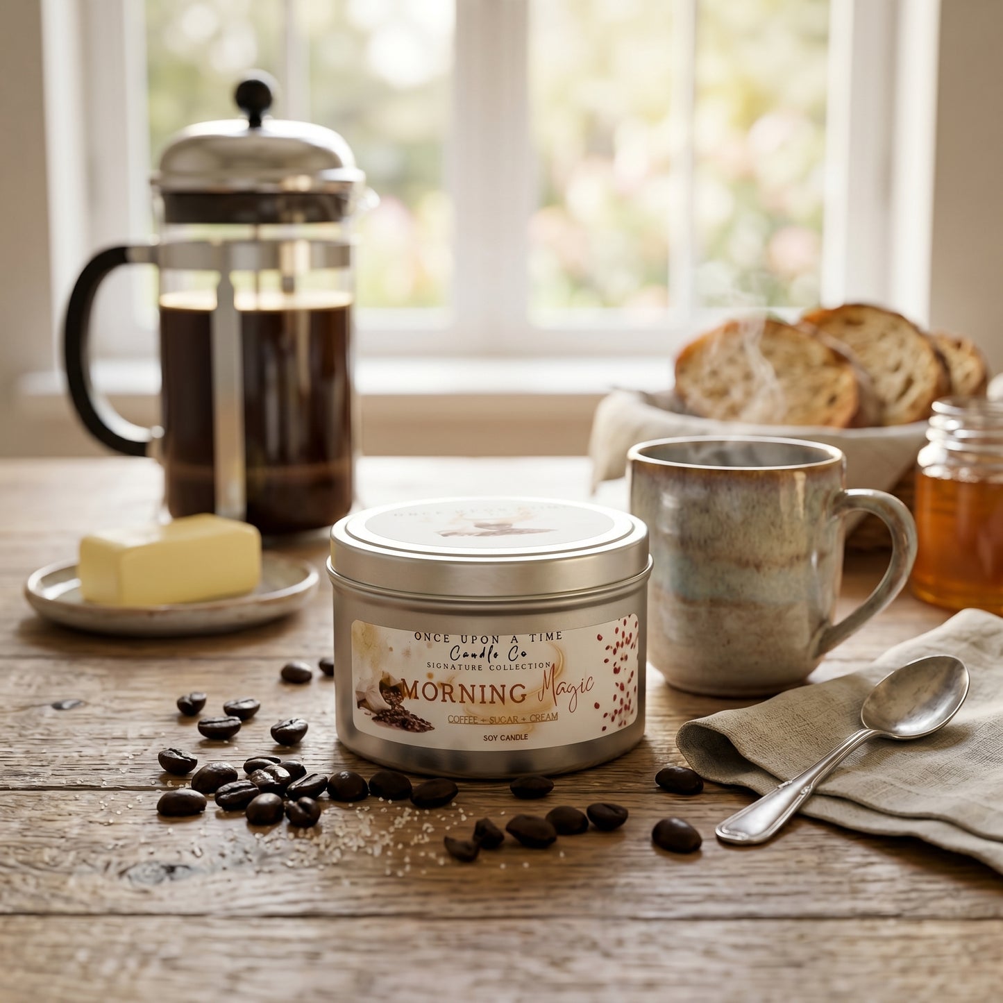 Morning Magic Soy Wax Candle-Fresh Coffee
