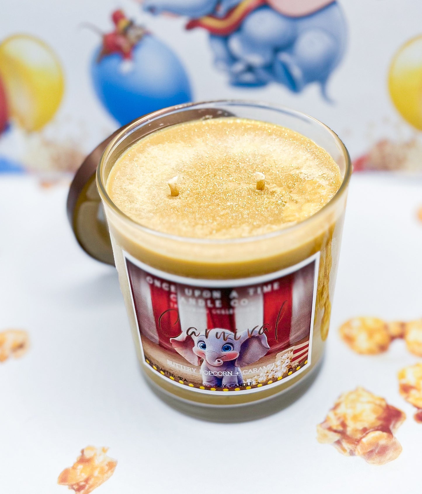 Carnival-Caramel Popcorn Soy Wax Candle