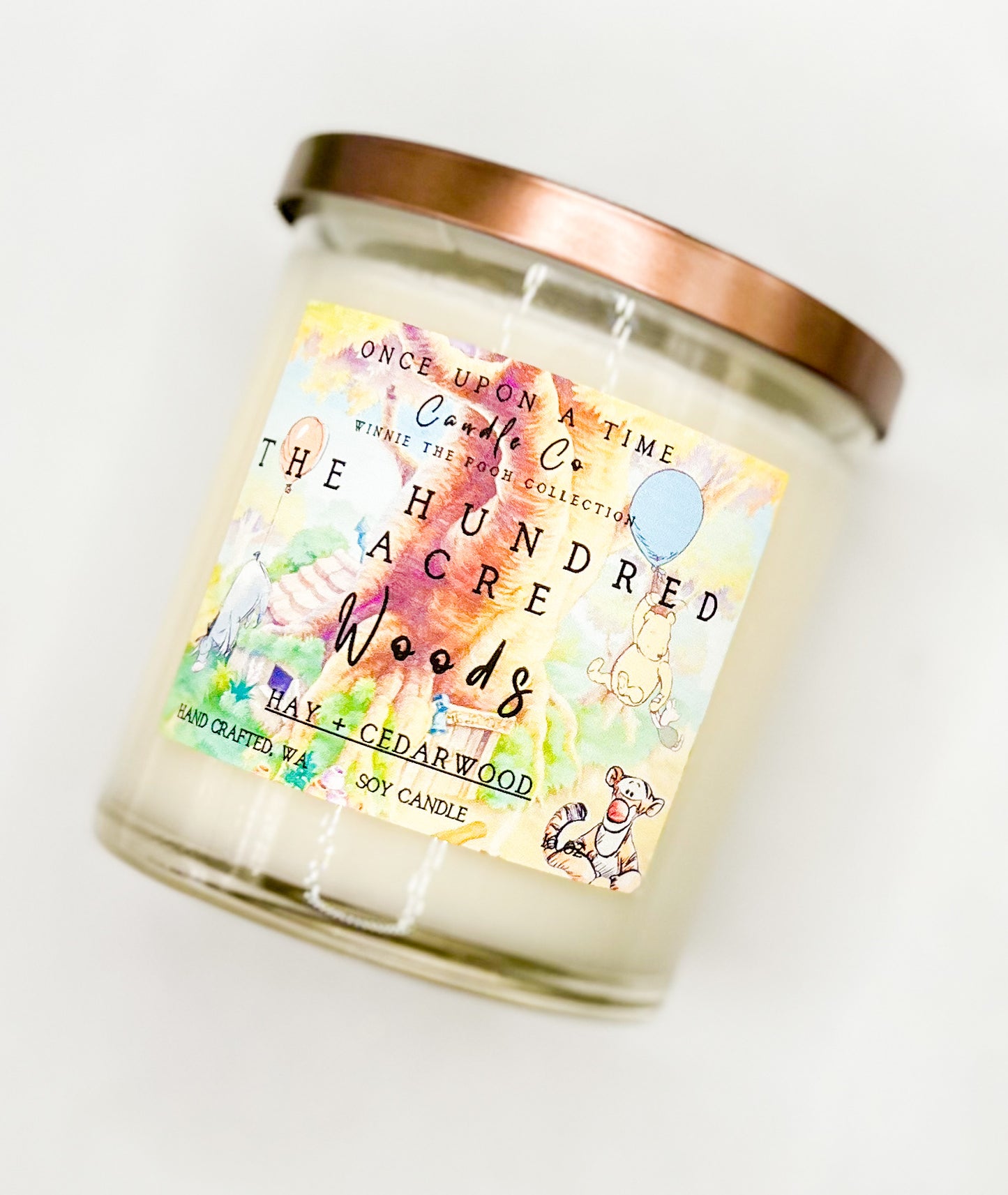 Hundred Acre Woods Soy Wax Candle-Fresh Hay and cedar