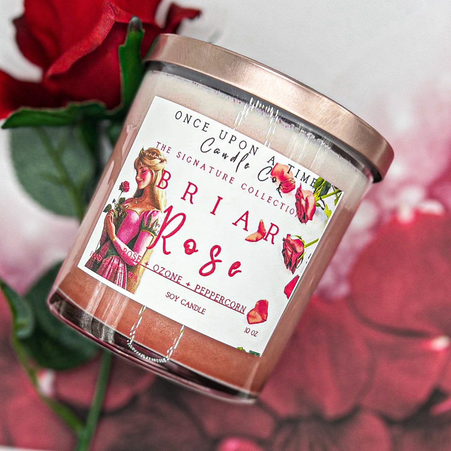 Briar Rose-Sleeping Beauty Soy Wax Candle