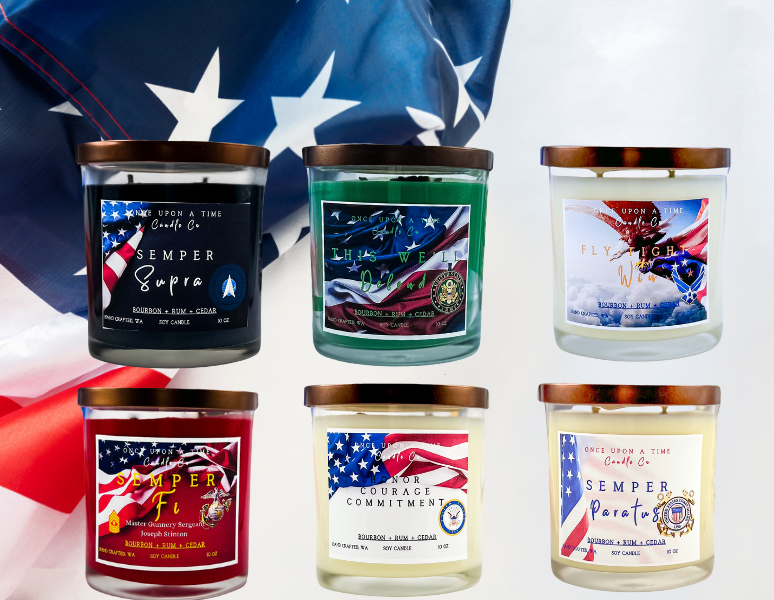 Military Branch Soy Candle-Customizable