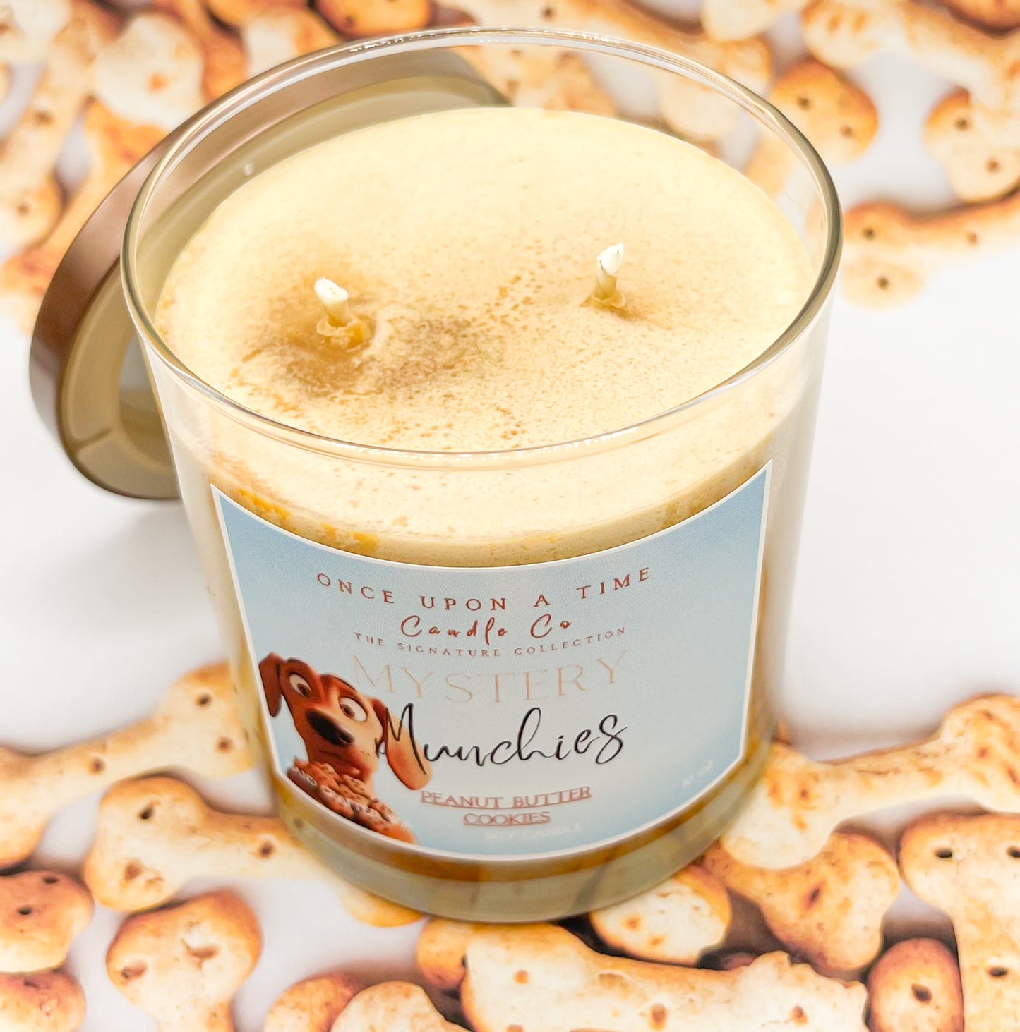 Mystery Munchies, Soy Wax Candle--Peanut Butter Cookies