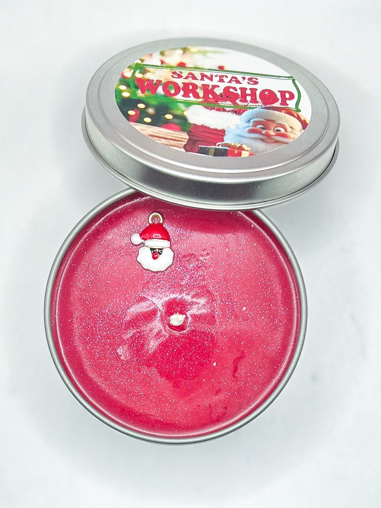 Santa's Workshop Soy Wax Candle - Crisp Cranberries and Winter Jasmine