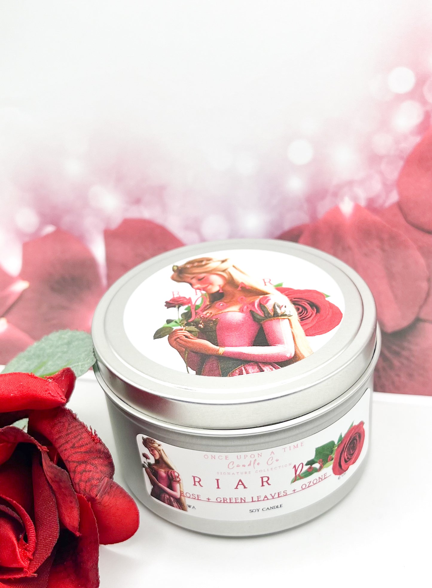 Briar Rose-Sleeping Beauty Soy Wax Candle