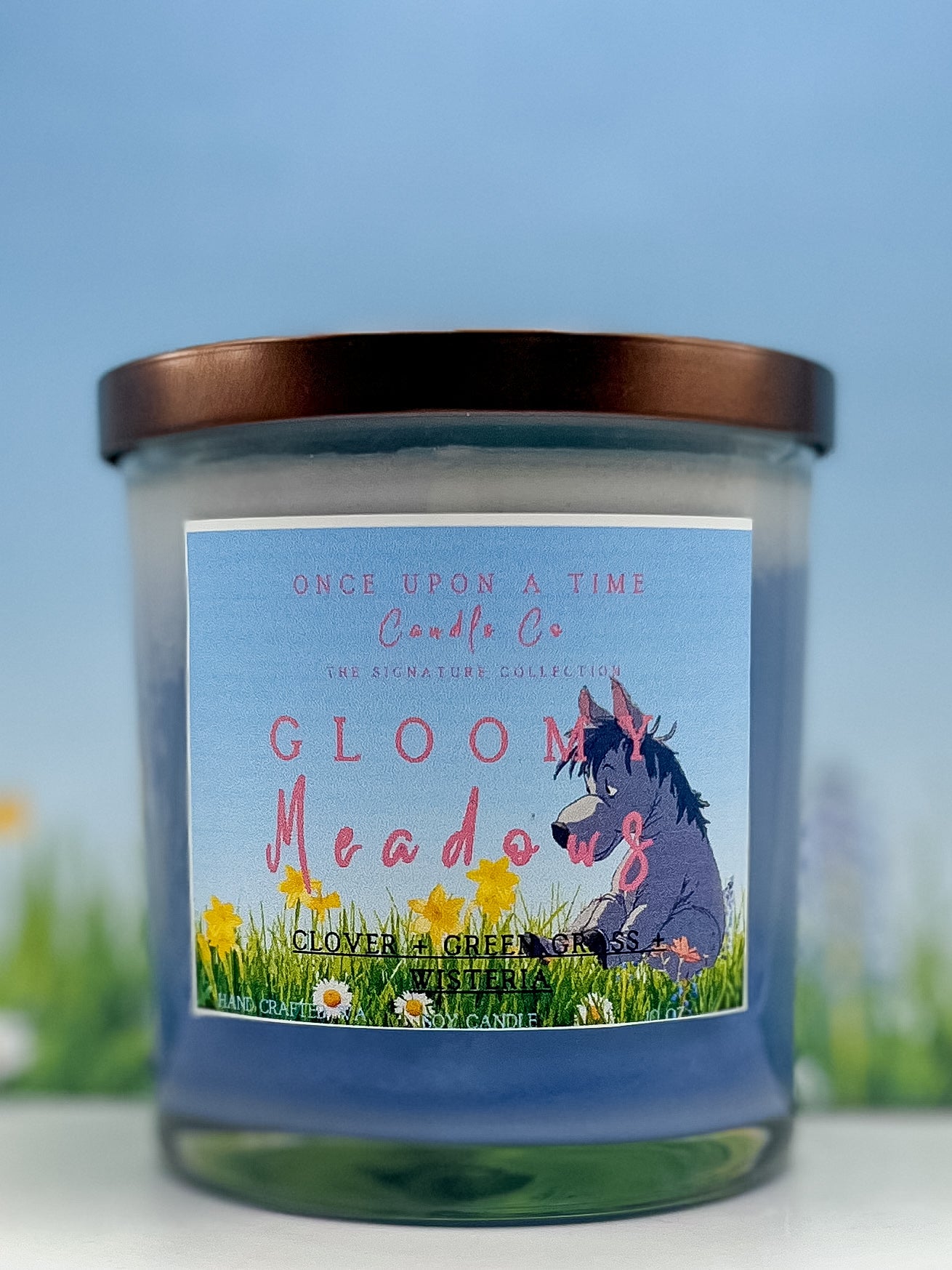 Glooming Meadows—Clover, Ozone, Citrus & Wisteria Soy Wax Candle