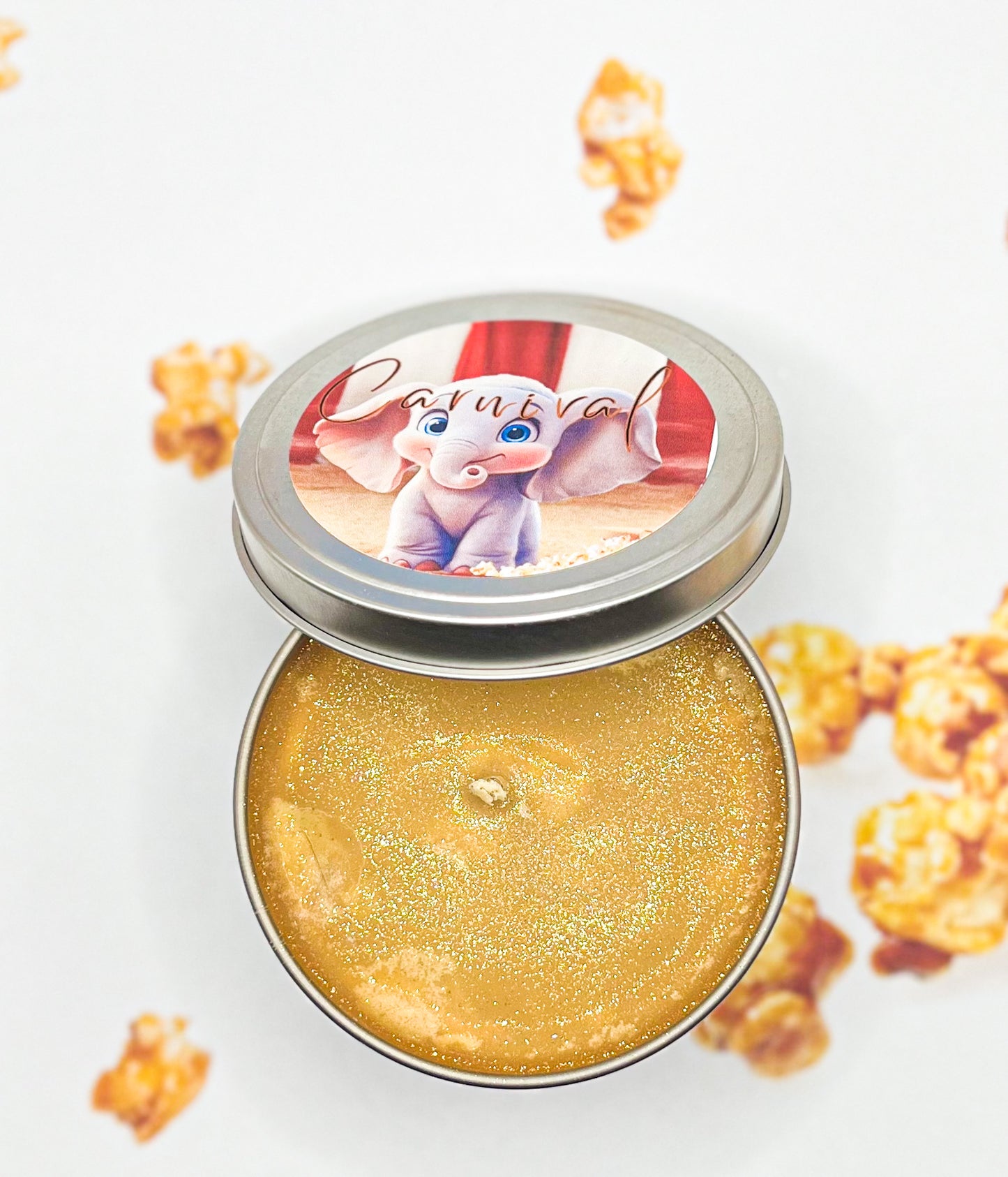 Carnival-Caramel Popcorn Soy Wax Candle