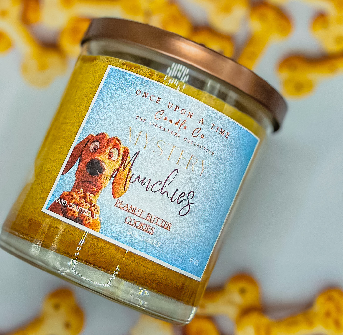 Mystery Munchies, Soy Wax Candle--Peanut Butter Cookies