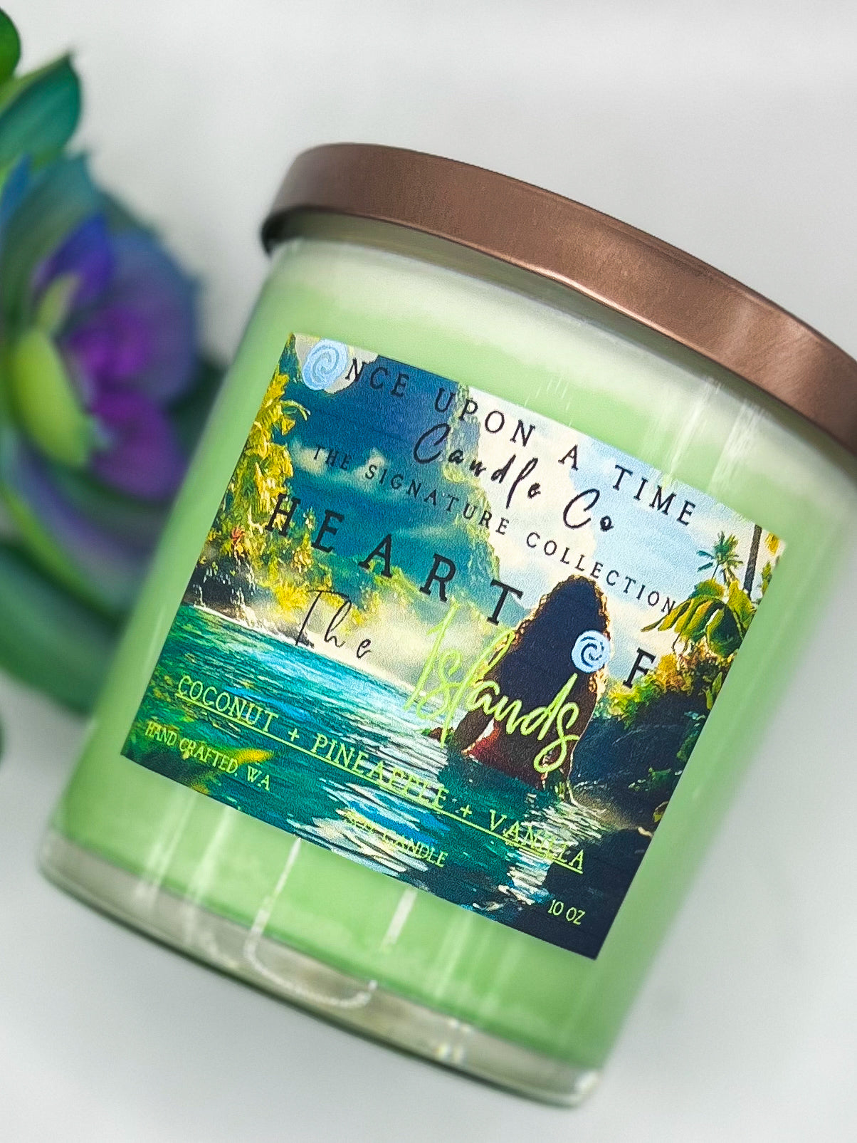 Heart of the Island-Soy Wax Candle-Coconut & Pineapple