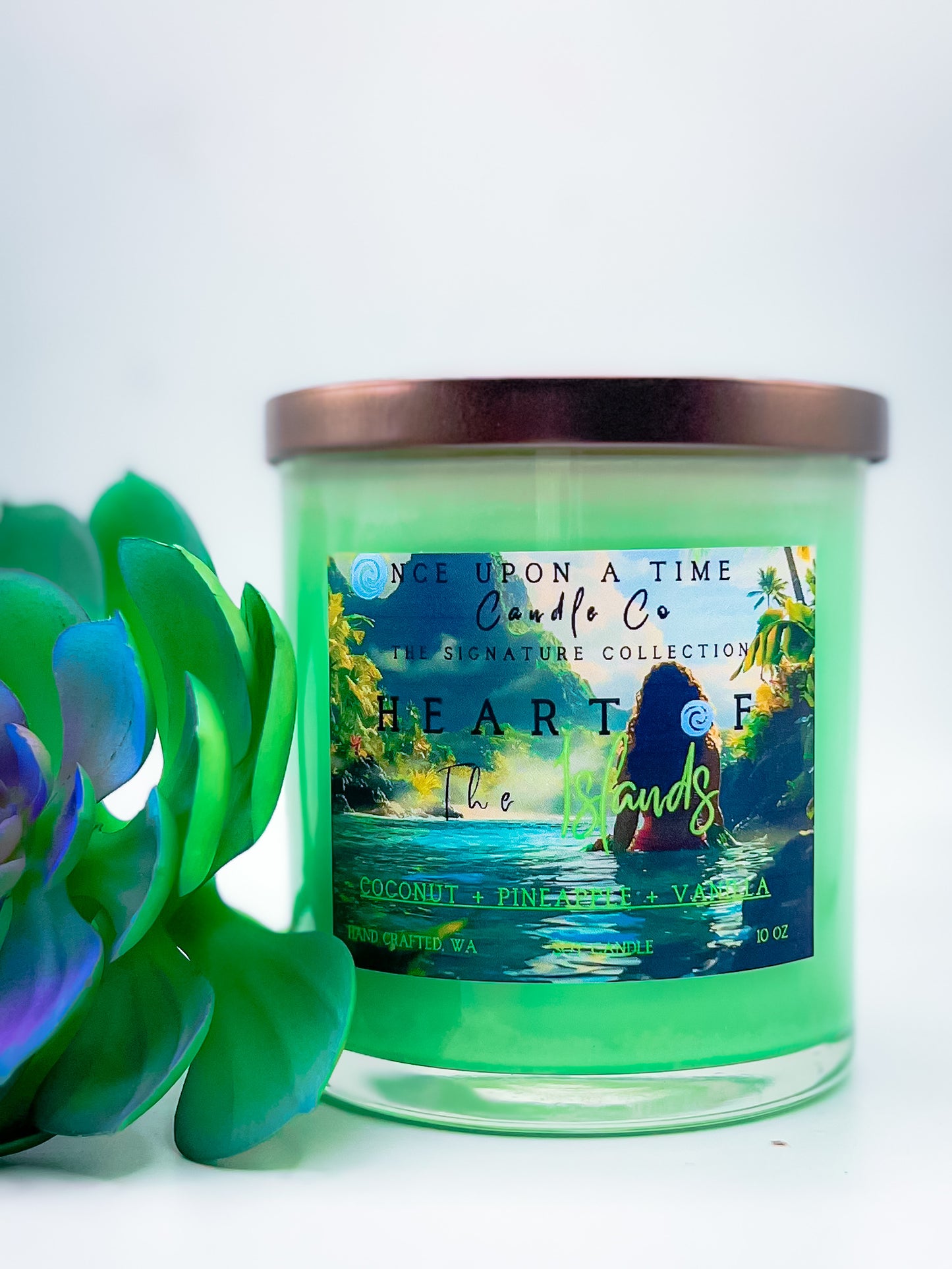 Heart of the Island-Soy Wax Candle-Coconut & Pineapple