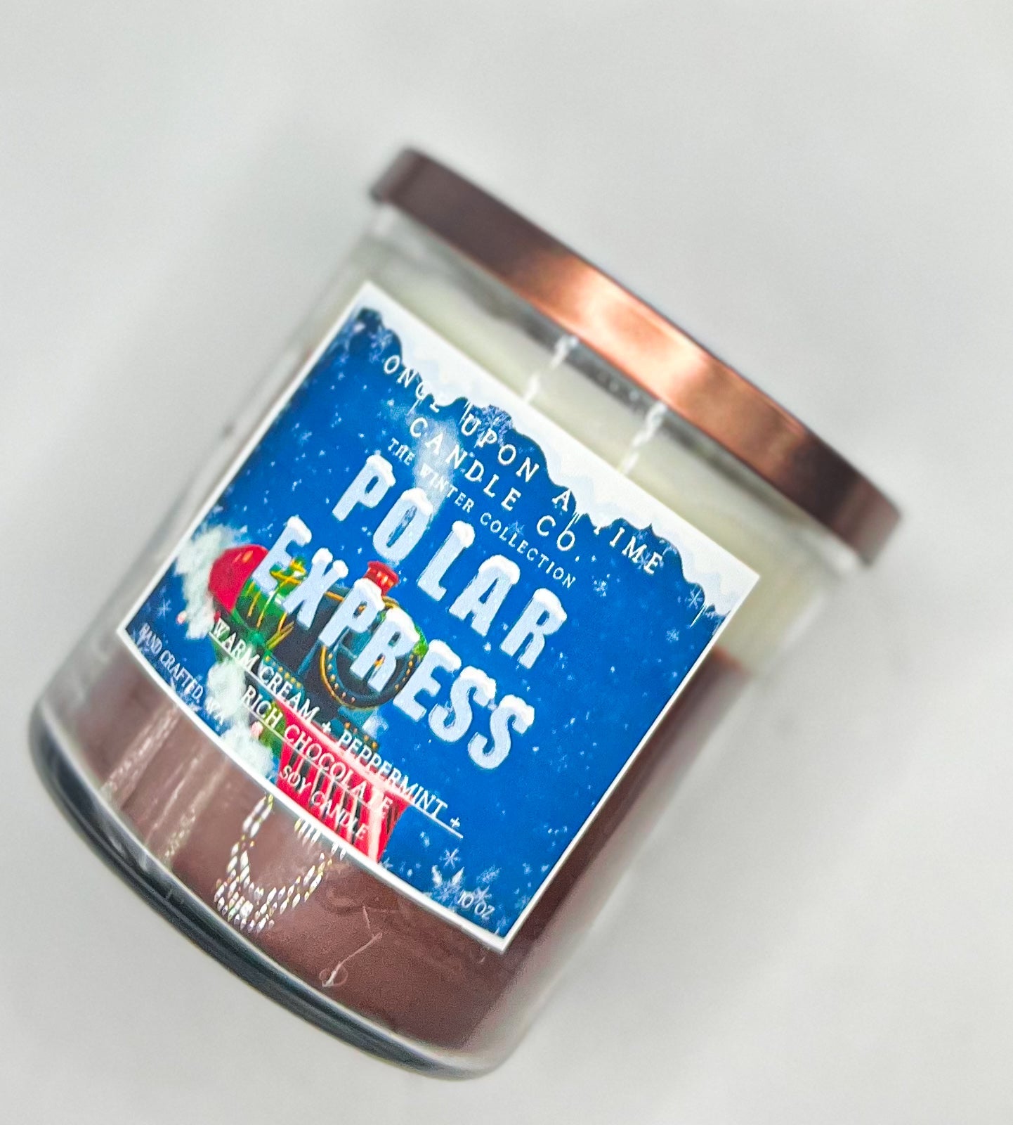 Polar Express Soy Wax Candle-Peppermint Mocha