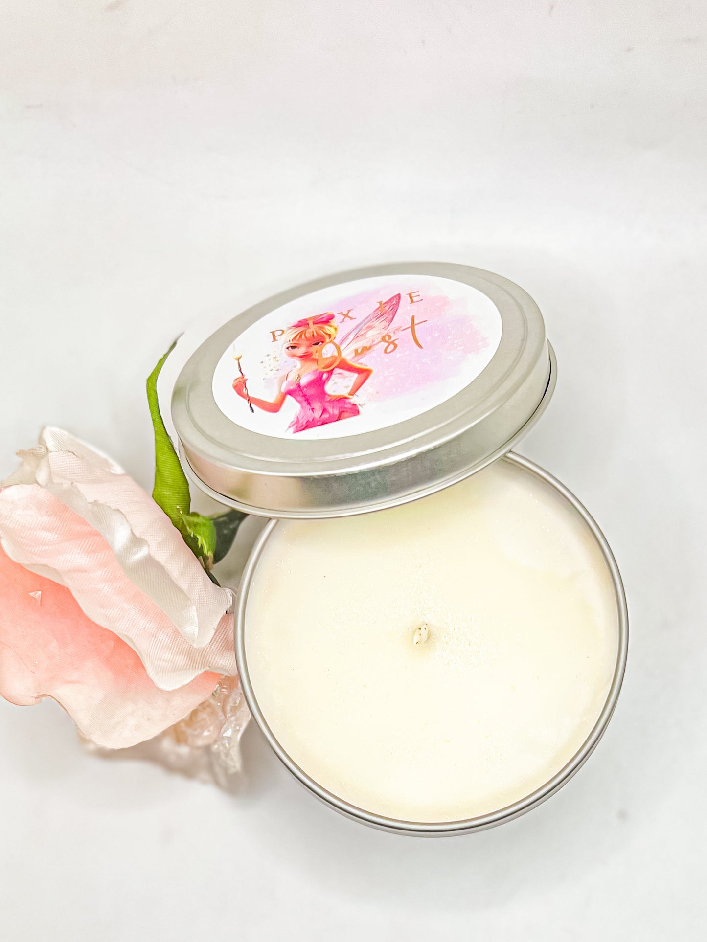 Pixie Dust Soy Wax Candle-Peach & Coconut