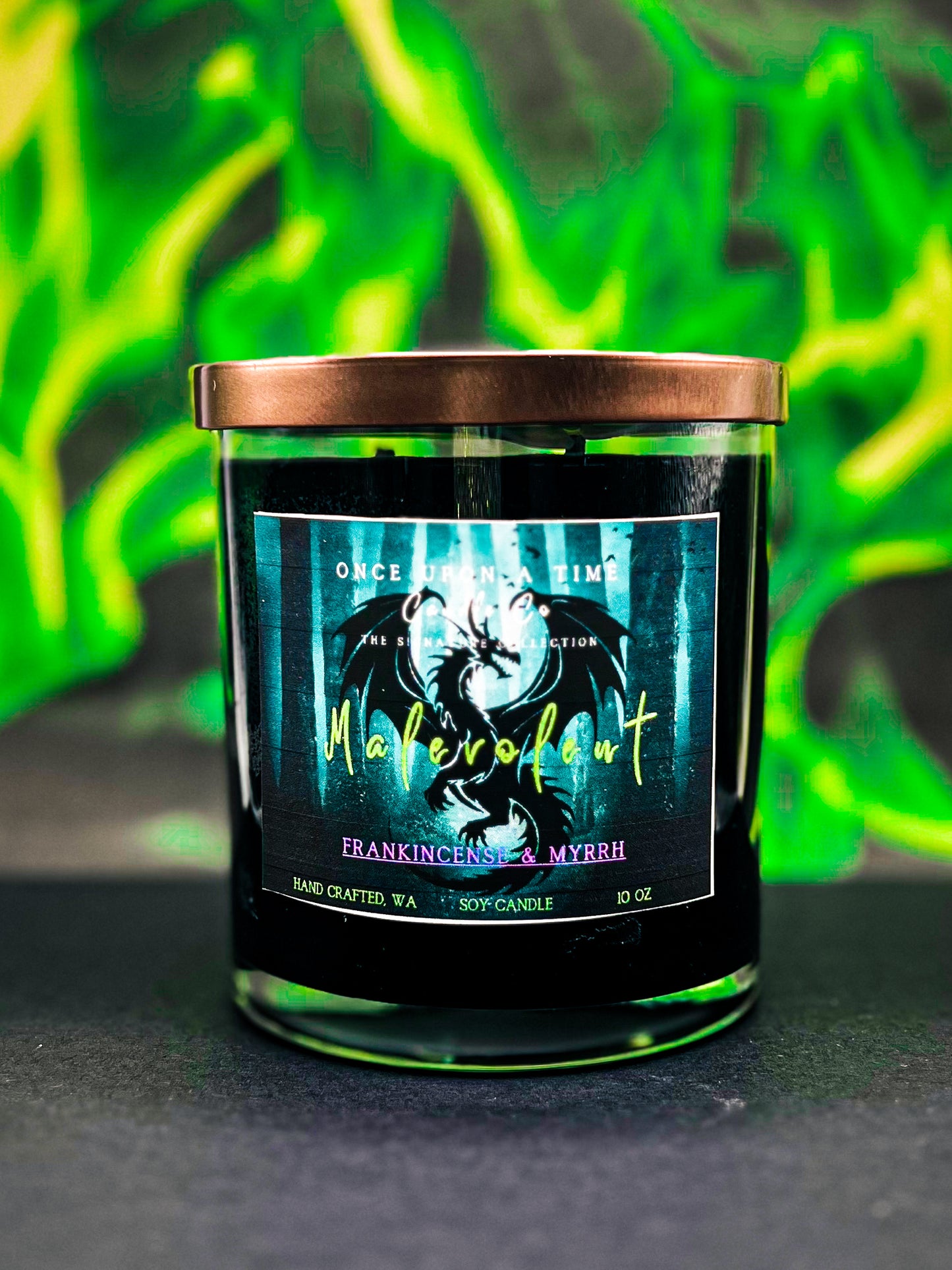 Malevolent-Frankincense & Myrrh Soy Wax Candle