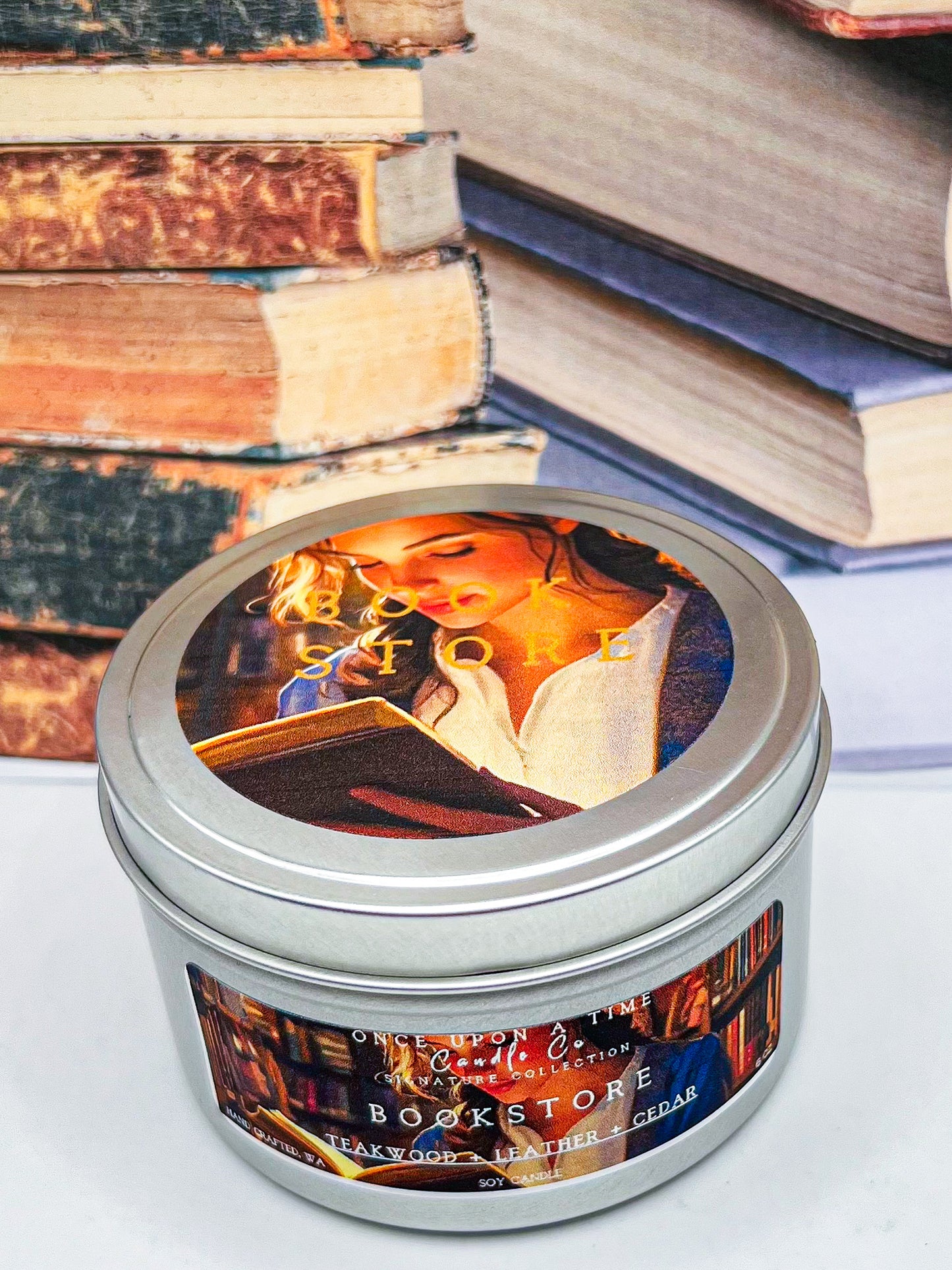 Bookstore-Soy Wax Candle