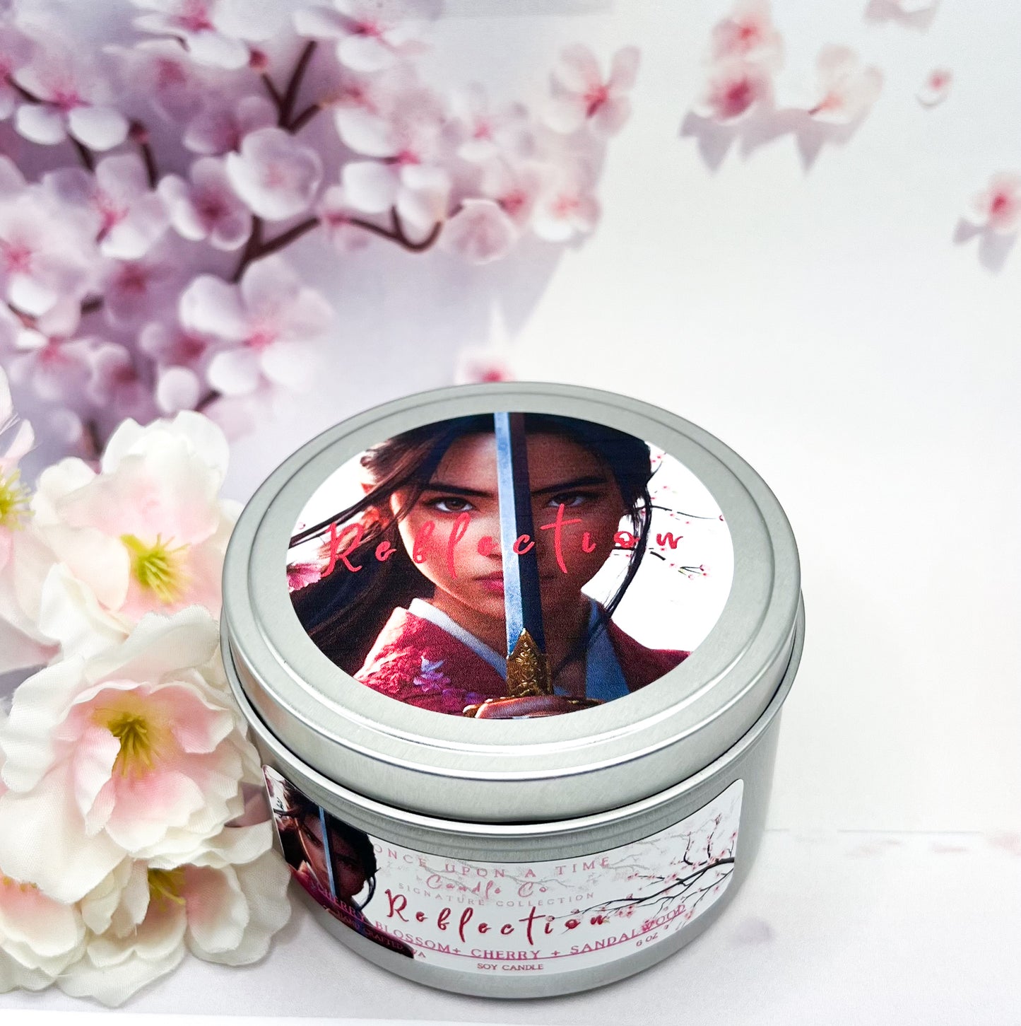 Reflection Soy Wax Candle-Cherry Blossoms