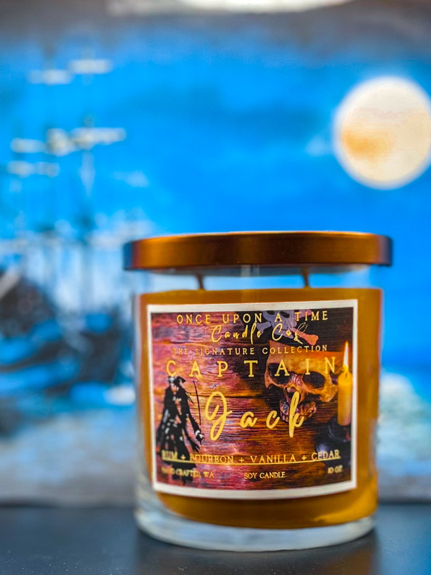 Captain Jack, Pirate, Soy Wax Candle