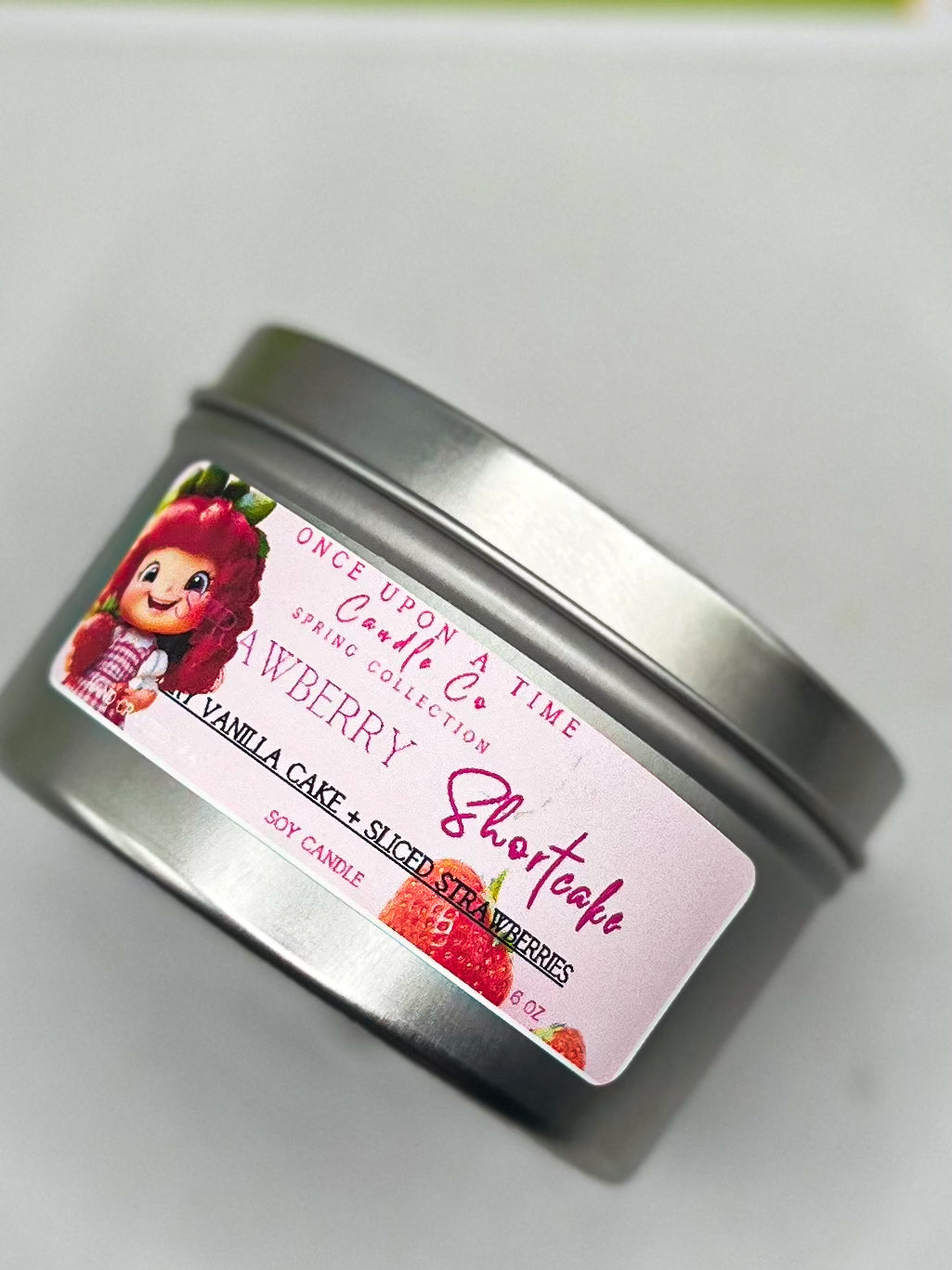 Strawberry Shortcake Soy Wax Candle