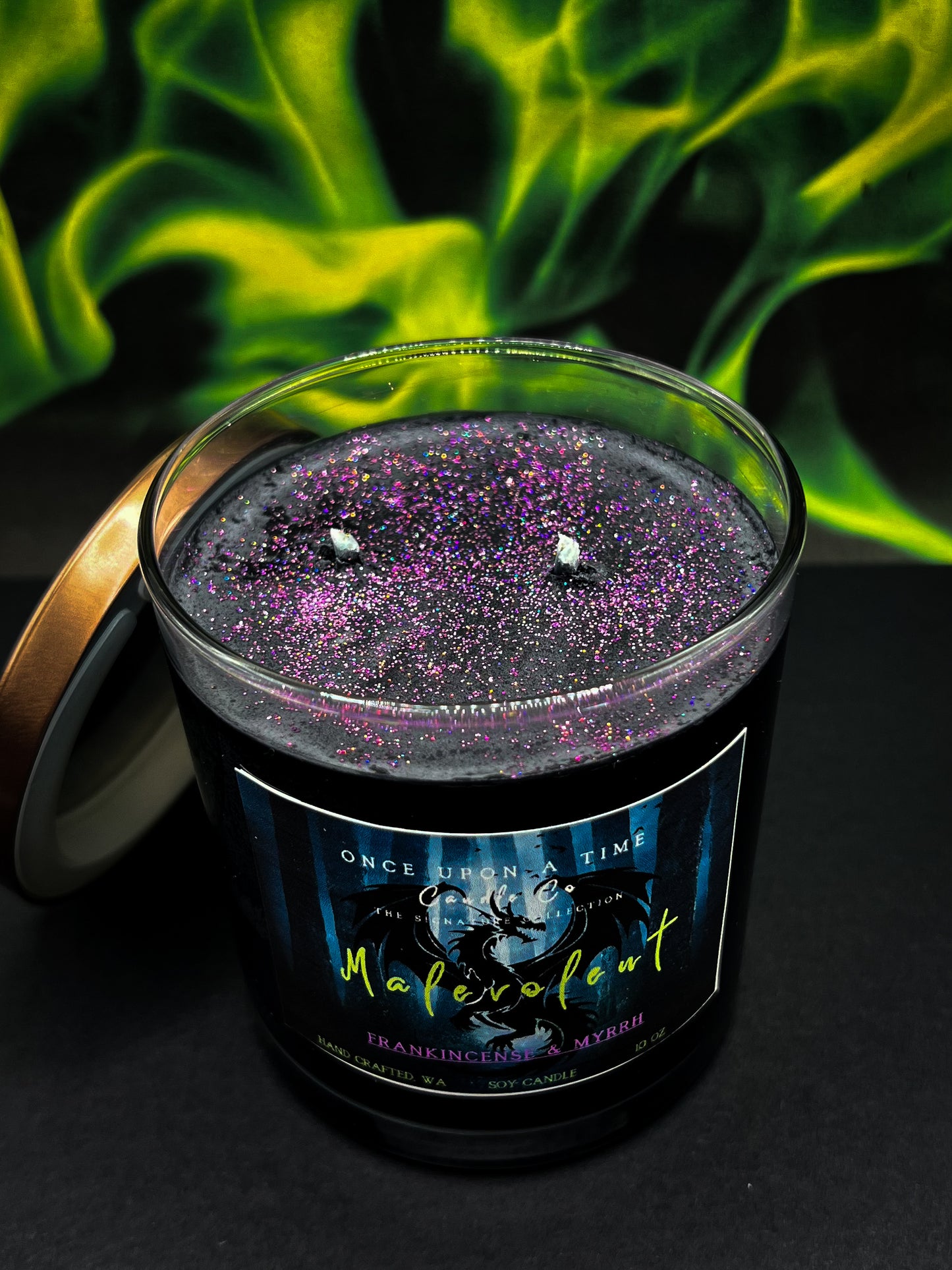 Malevolent-Frankincense & Myrrh Soy Wax Candle