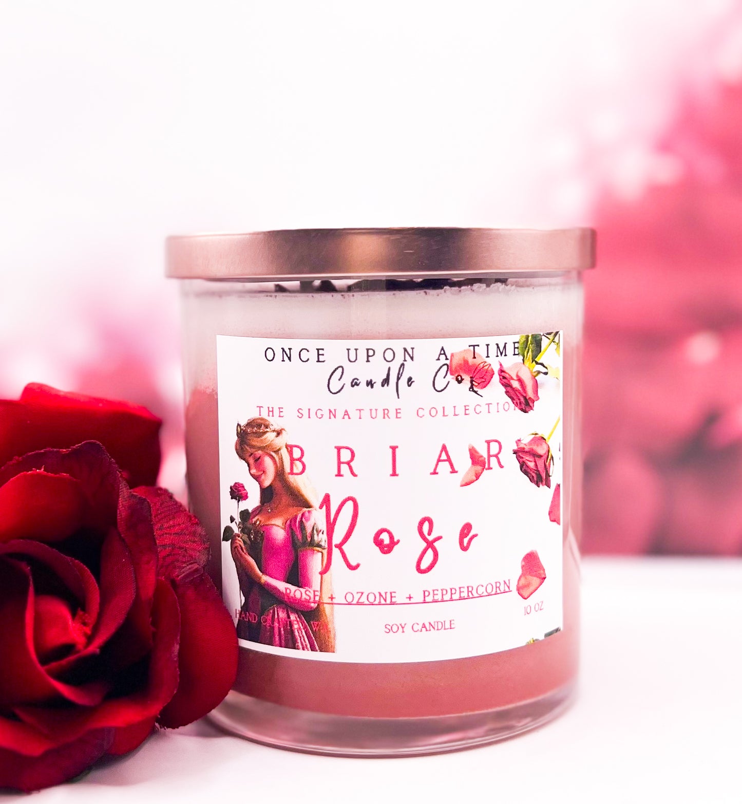 Briar Rose-Sleeping Beauty Soy Wax Candle