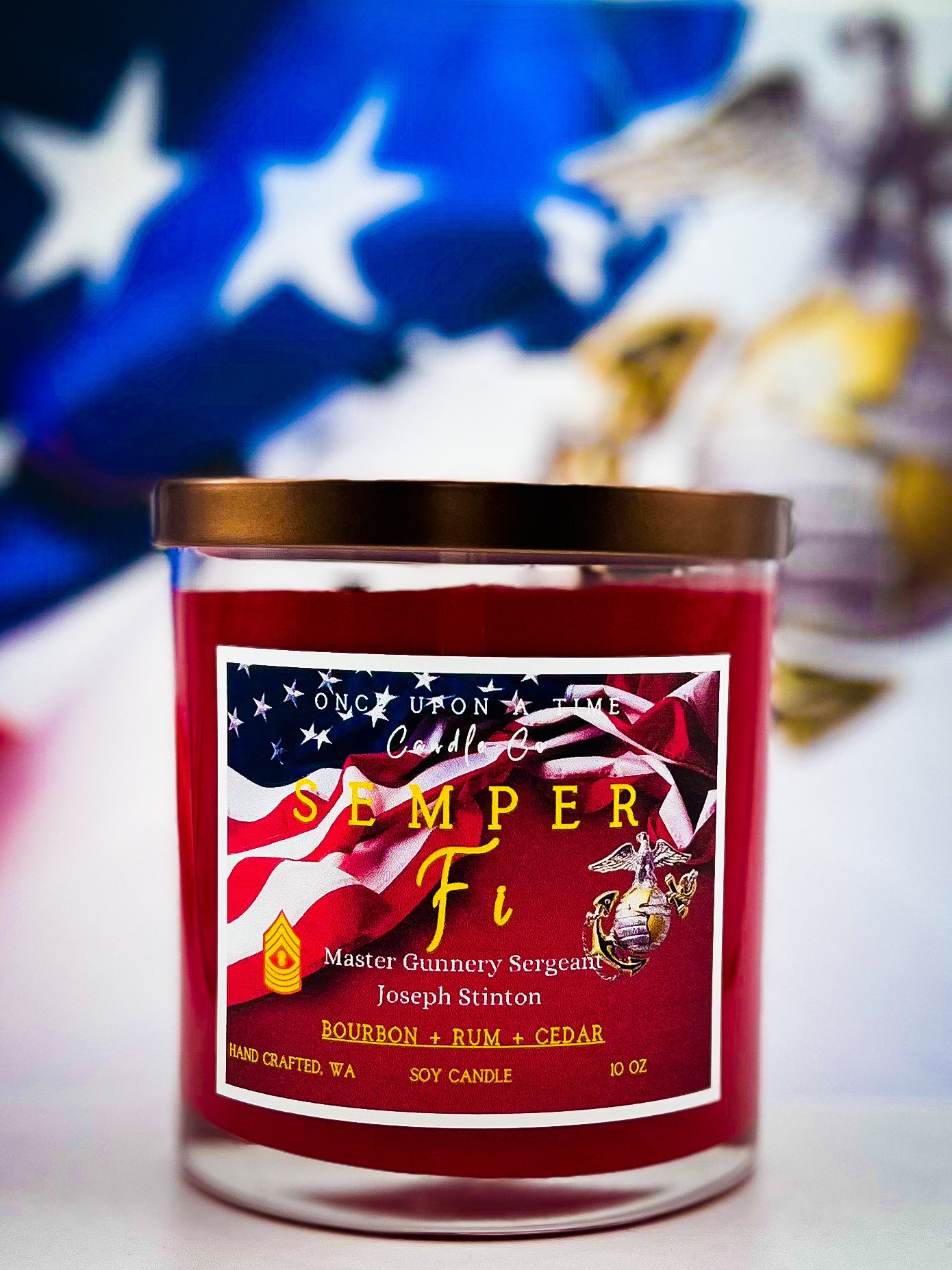 Military Branch Soy Candle-Customizable