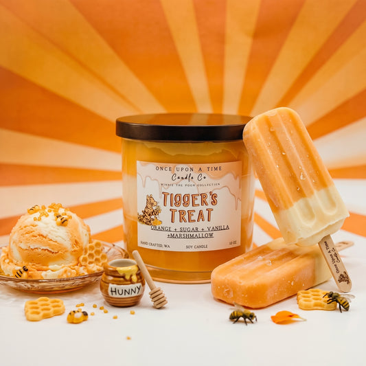 Tigger's Treat - Classic Winnie the Pooh Soy Wax Candle - Orange Creamsicle
