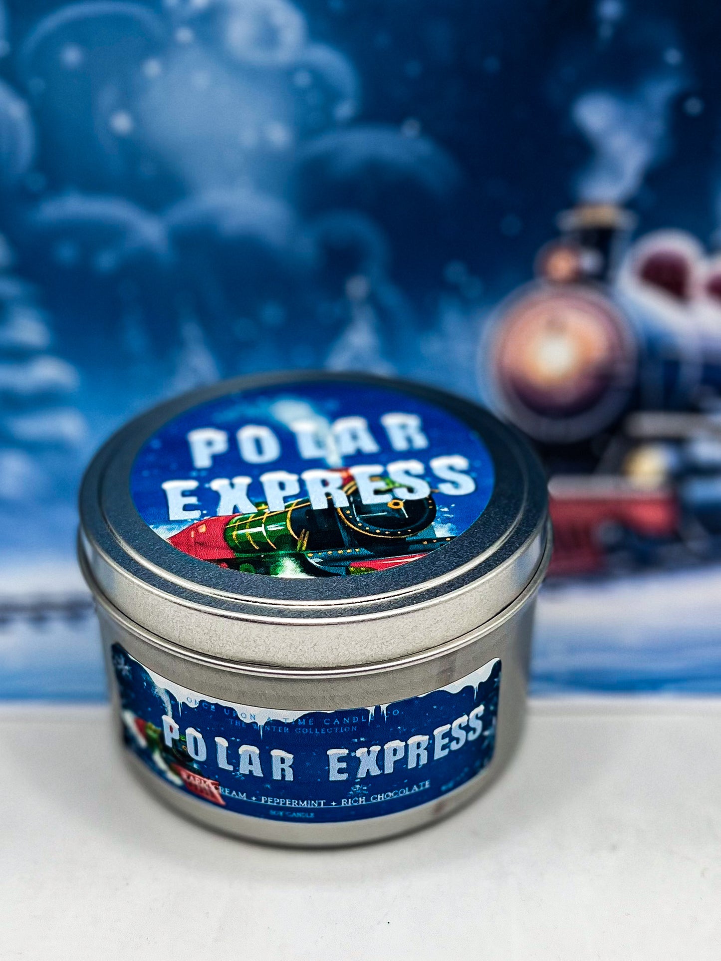 Polar Express Soy Wax Candle-Peppermint Mocha