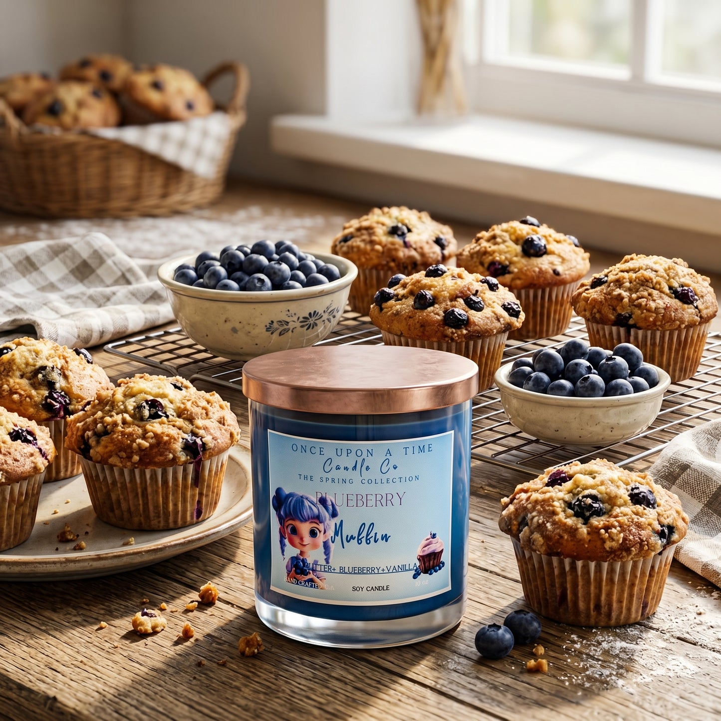 Blueberry Muffin Soy Wax Candle
