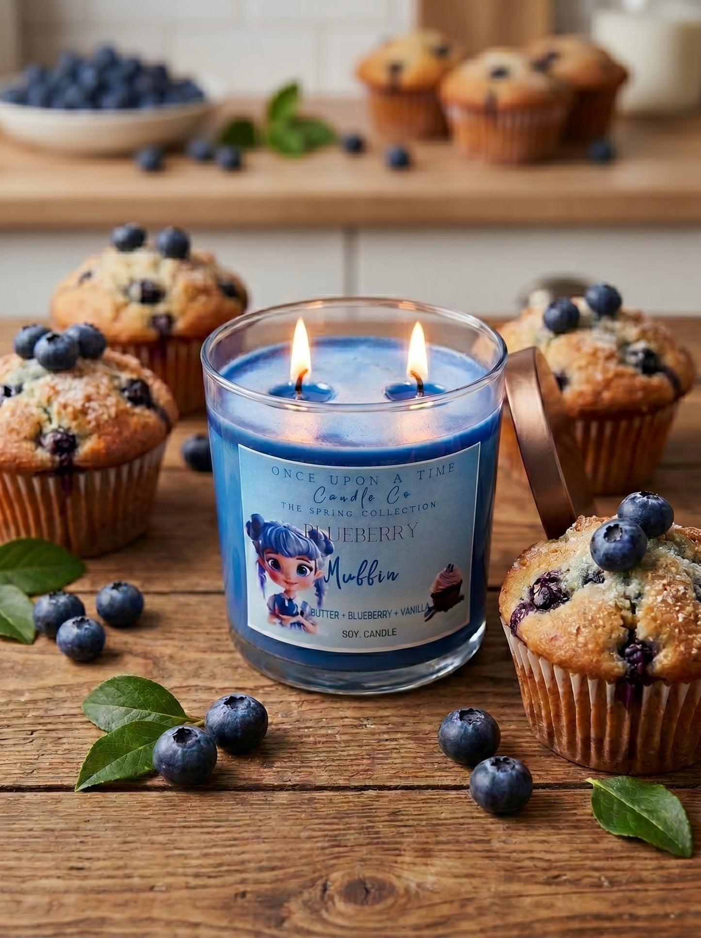 Blueberry Muffin Soy Wax Candle
