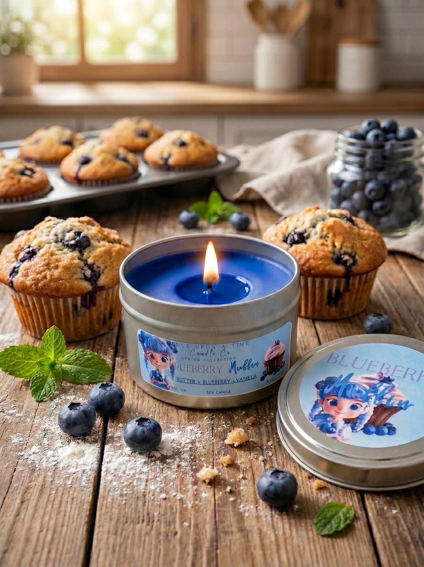 Blueberry Muffin Soy Wax Candle