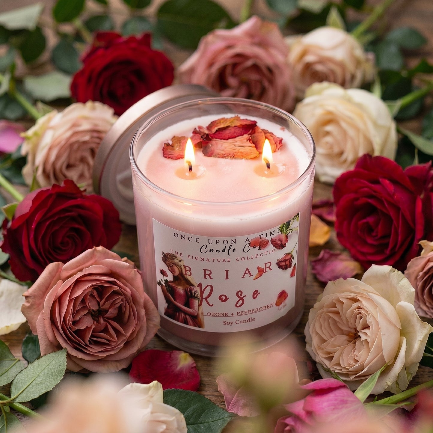 Briar Rose-Sleeping Beauty Soy Wax Candle
