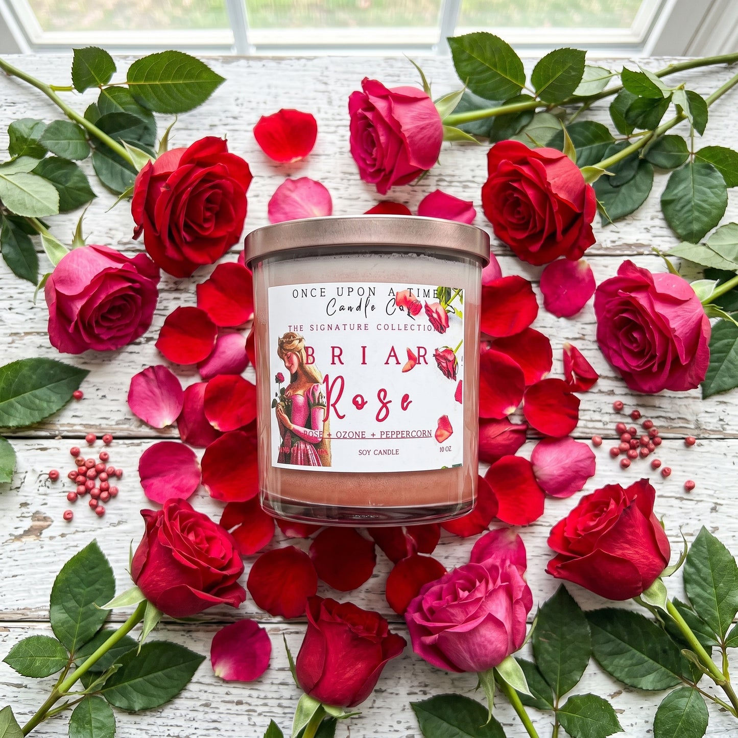 Briar Rose-Sleeping Beauty Soy Wax Candle