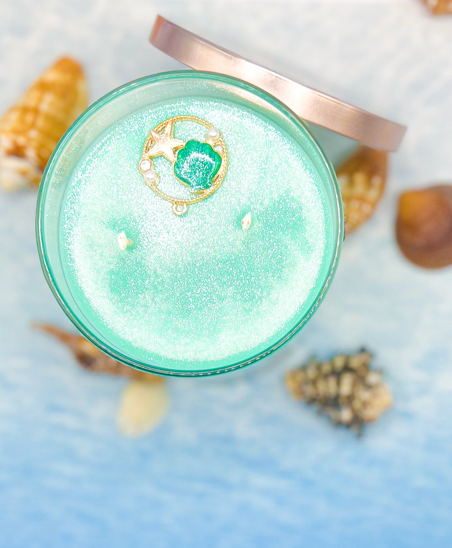 Under the Sea, Little Mermaid Soy Wax Candle-Citrus & Cedar