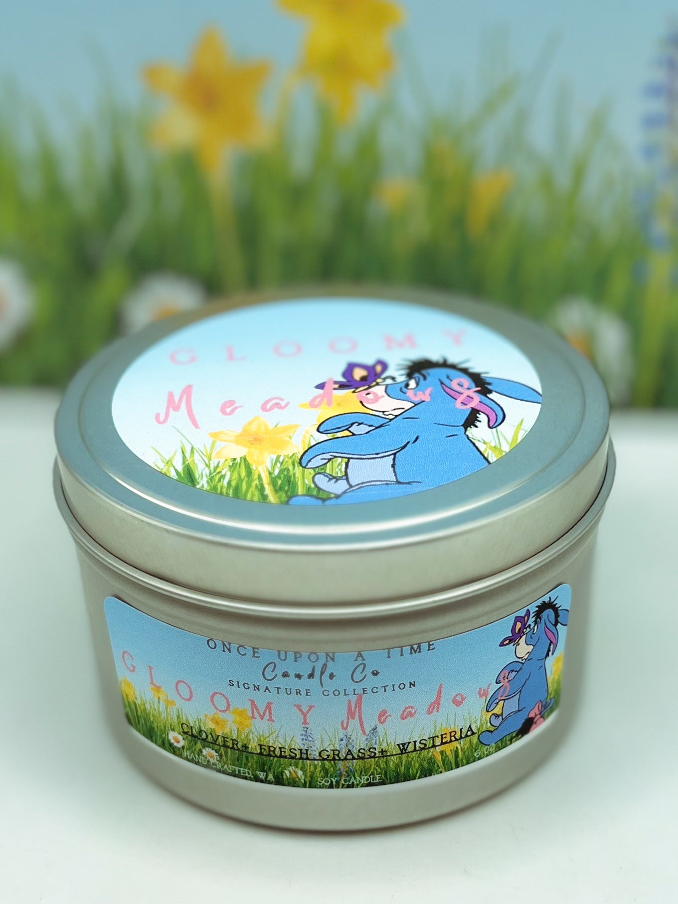 Gloomy Meadows—Clover, Ozone, Citrus & Wisteria Soy Wax Candle