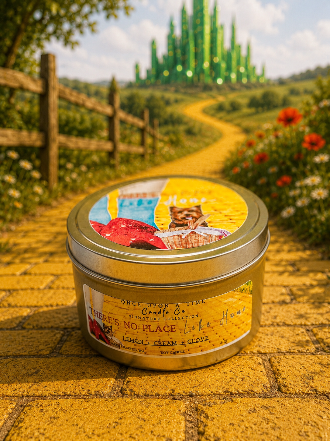 No Place Like Home, Wizard of Oz Soy Wax Candle-Lemon Pound Cake