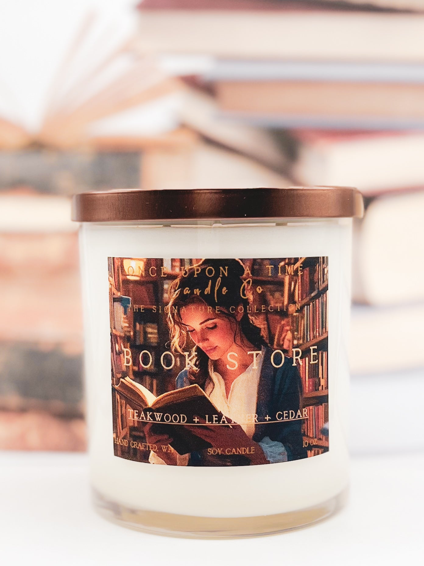 Bookstore-Soy Wax Candle