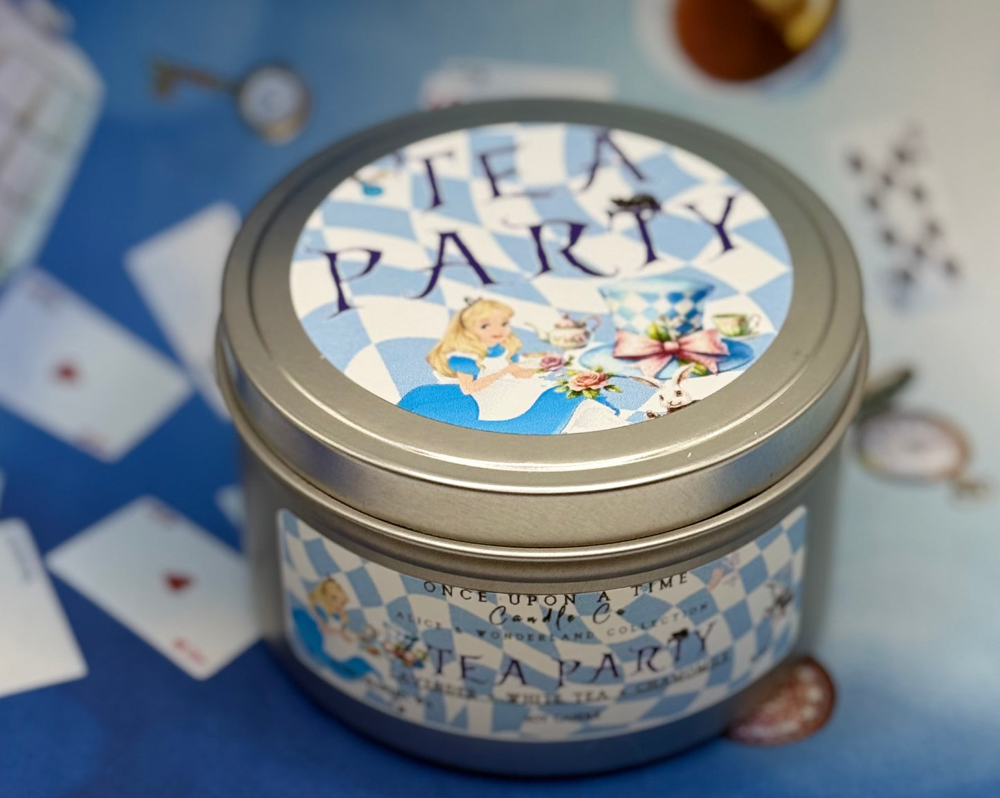 Tea Party Soy Wax Candle-Lavender & Chamomile