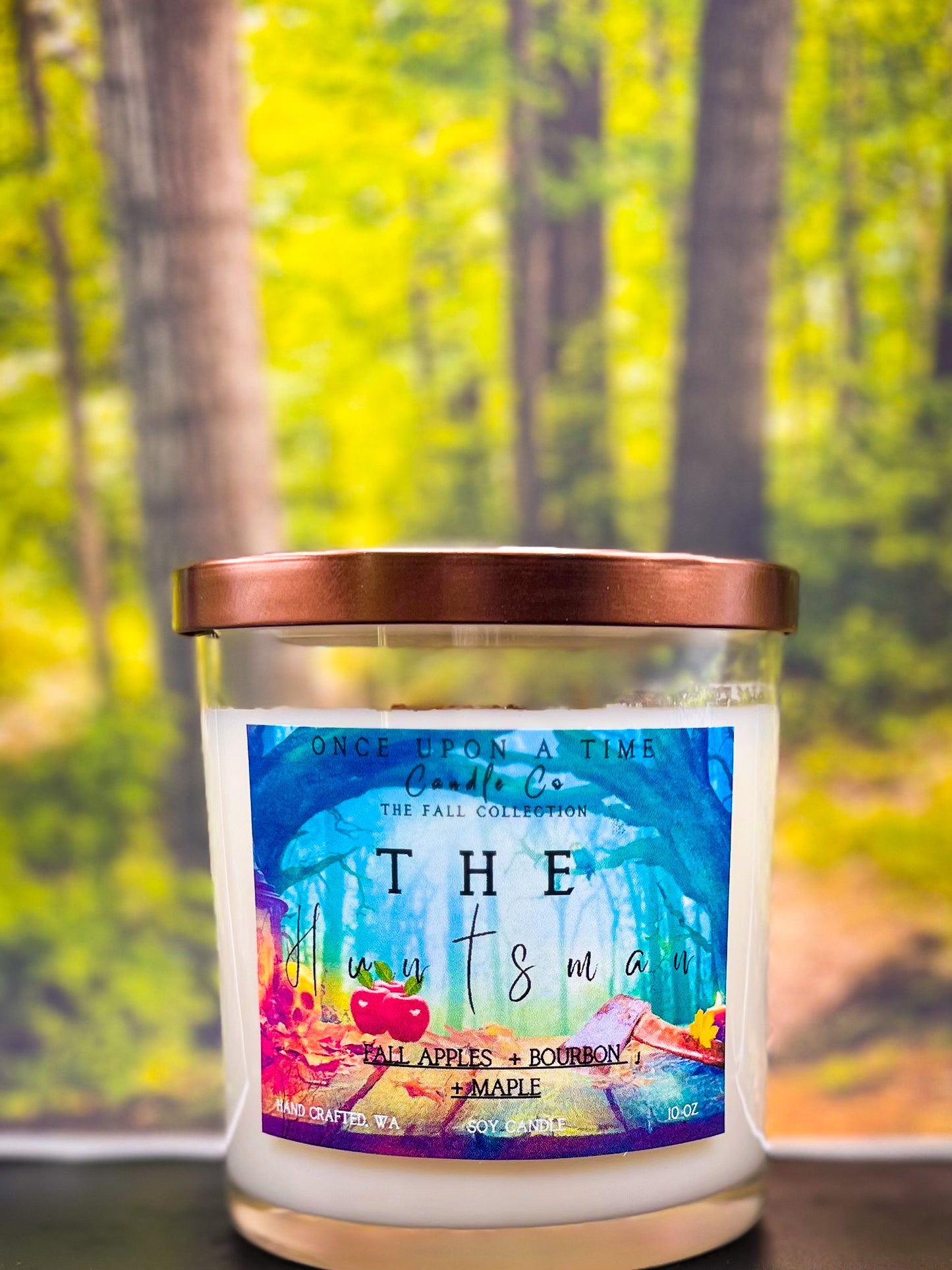 The Huntsman Soy Wax Candle-Apples, bourbon and maple