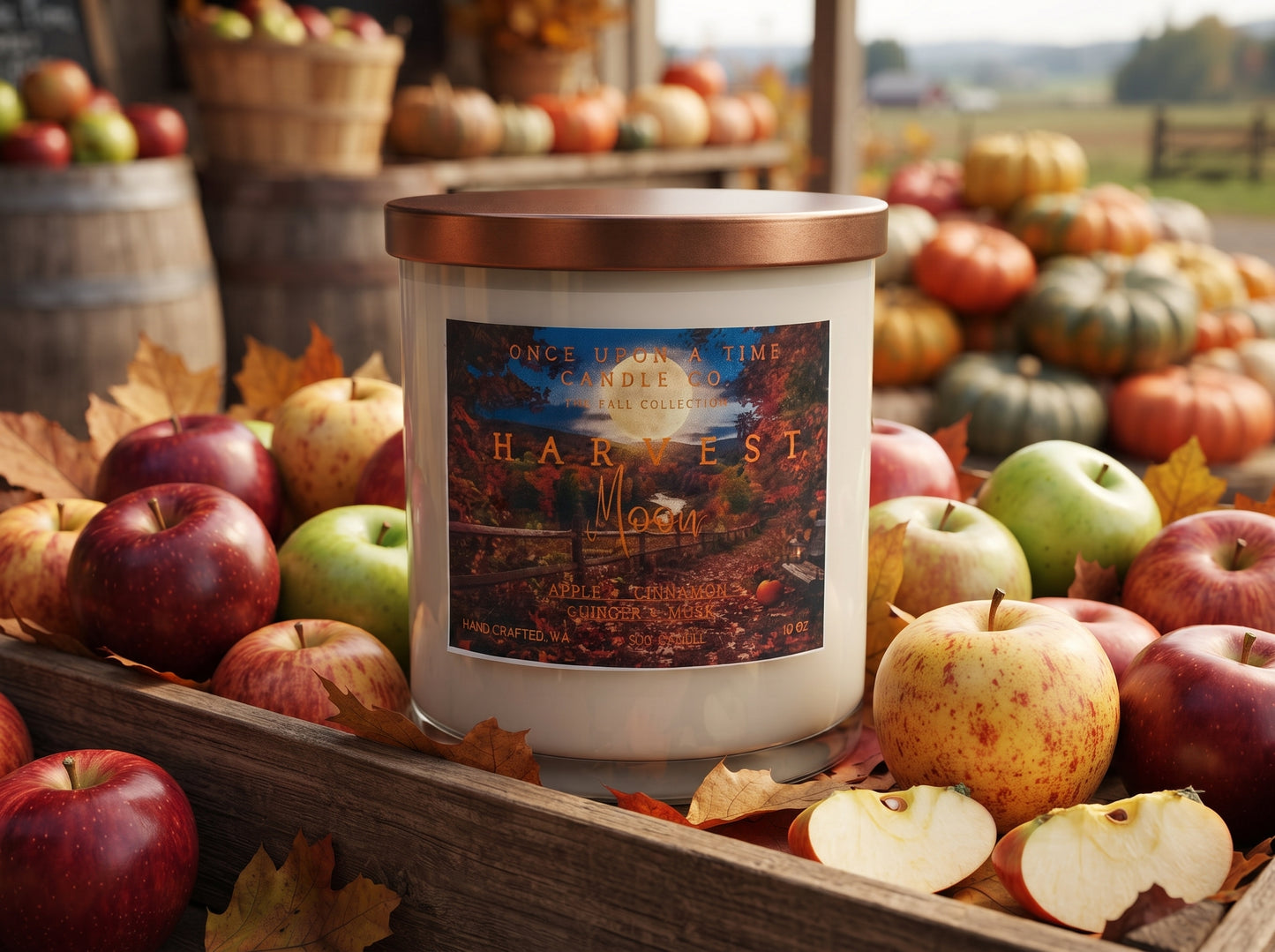 Harvest Moon Soy Wax Candle 🌕