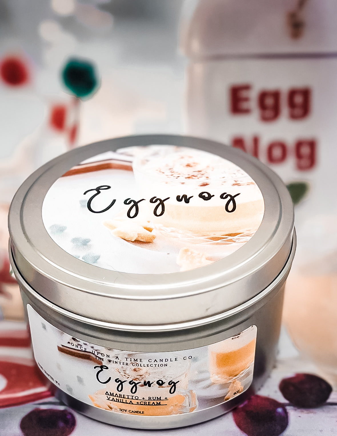 Eggnog Soy Wax Candle – Once Upon a Time Candle Co