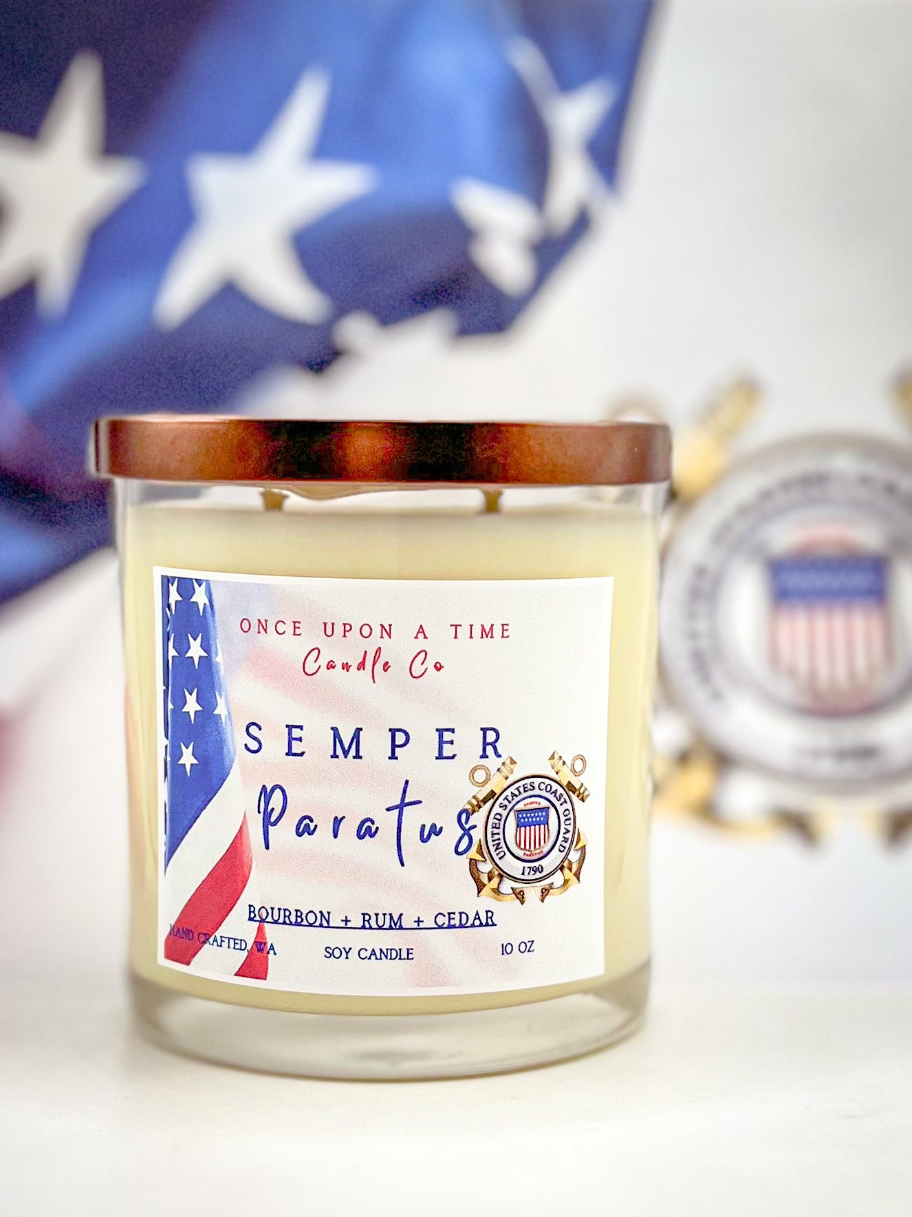 Military Branch Soy Candle-Customizable