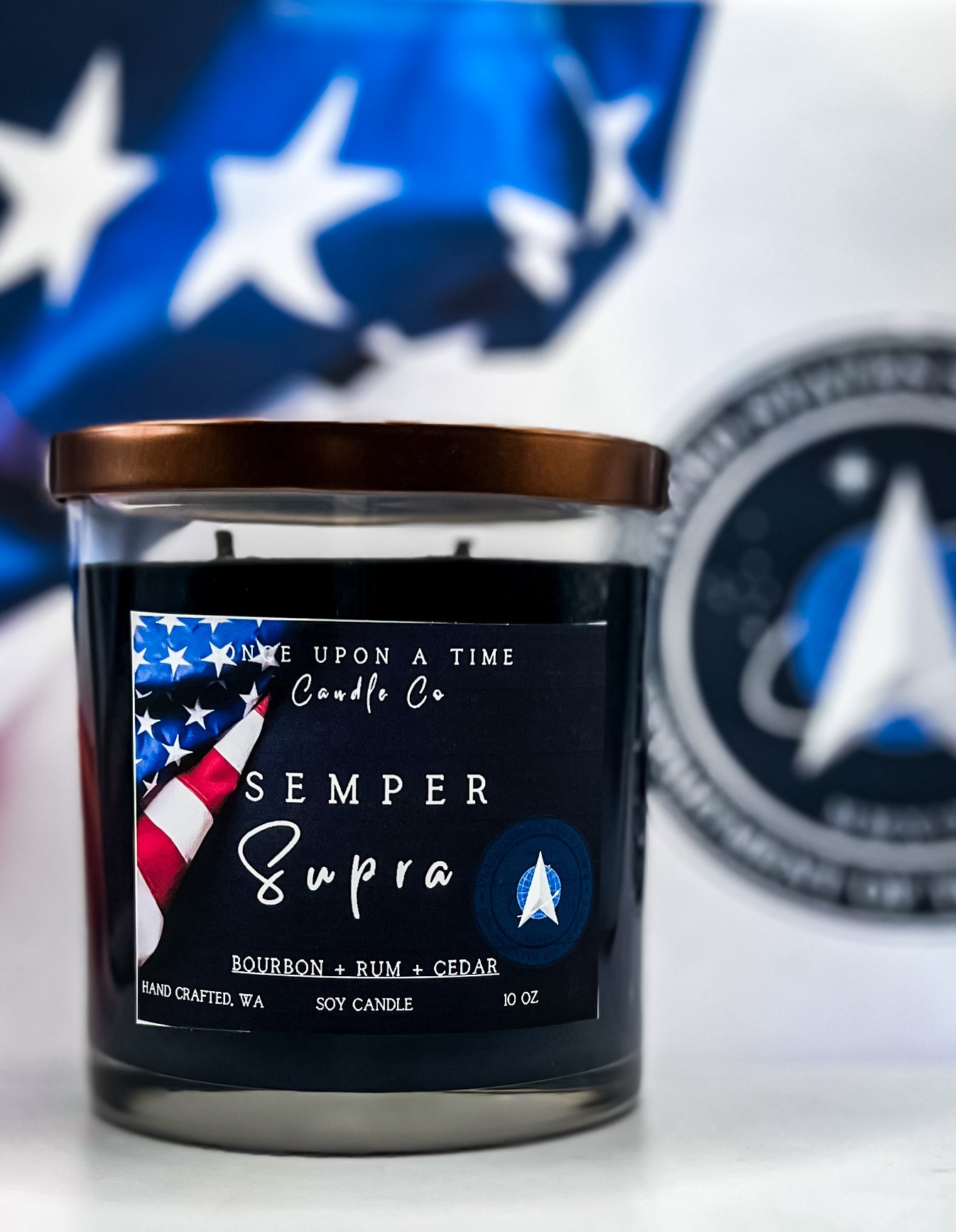 Military Branch Soy Candle-Customizable