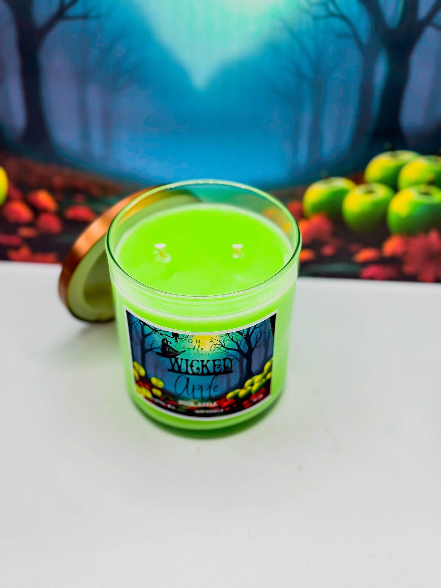 Wicked Apple—Sour Apple Soy Wax Candle—Fall