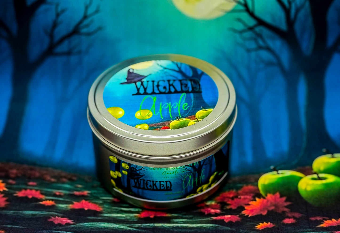 Wicked Apple—Sour Apple Soy Wax Candle—Fall
