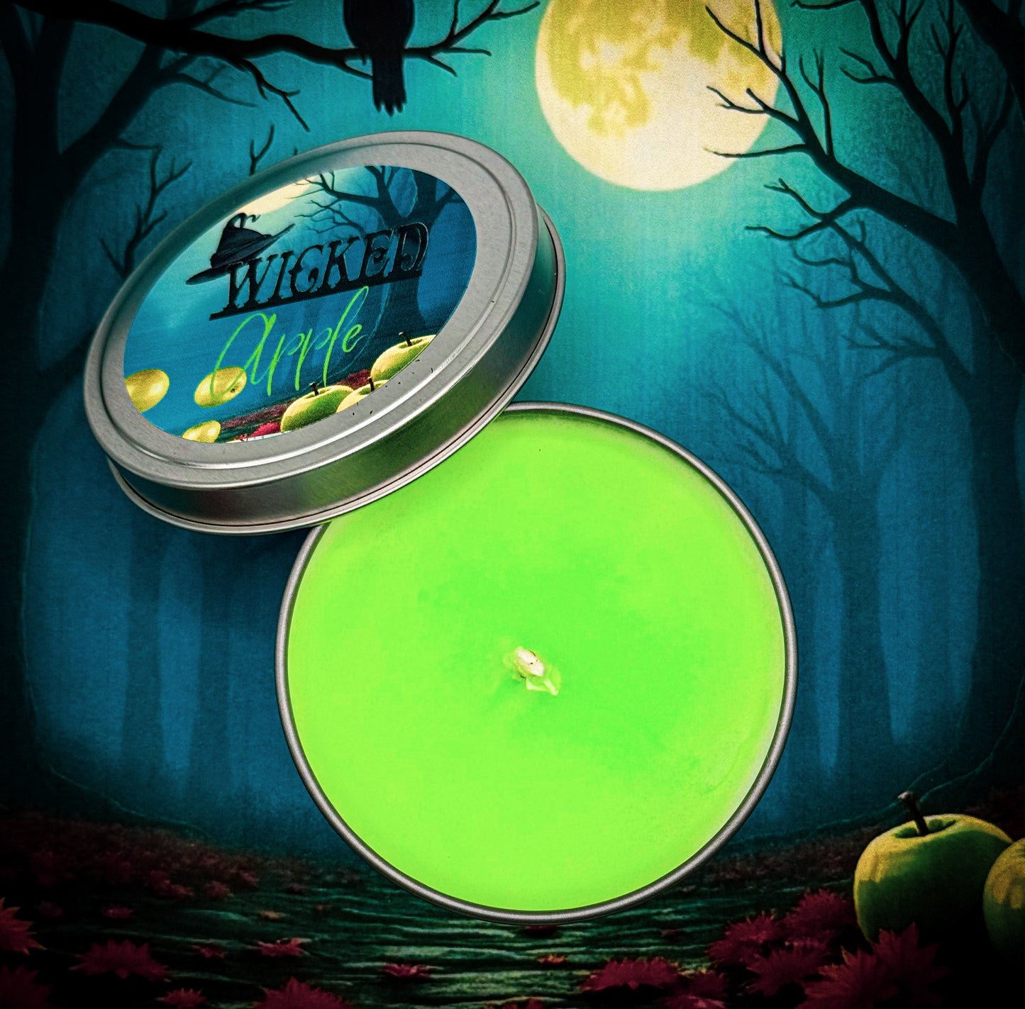 Wicked Apple—Sour Apple Soy Wax Candle—Fall