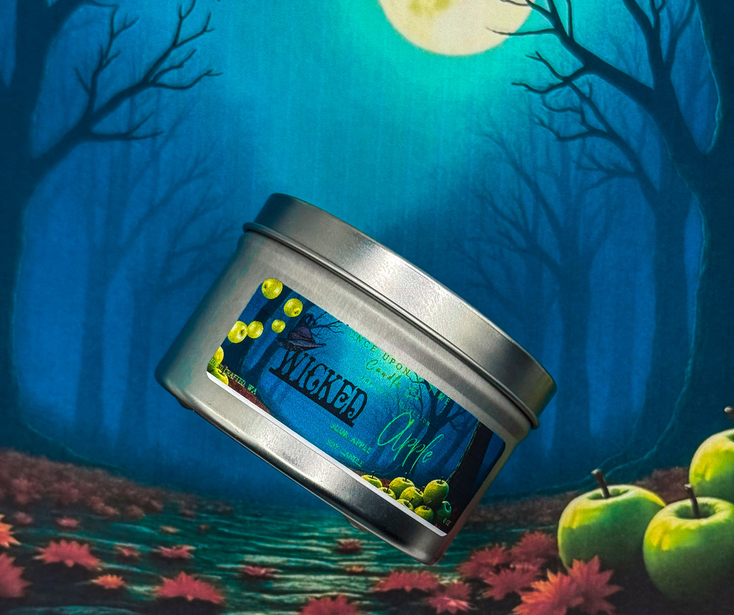 Wicked Apple—Sour Apple Soy Wax Candle—Fall