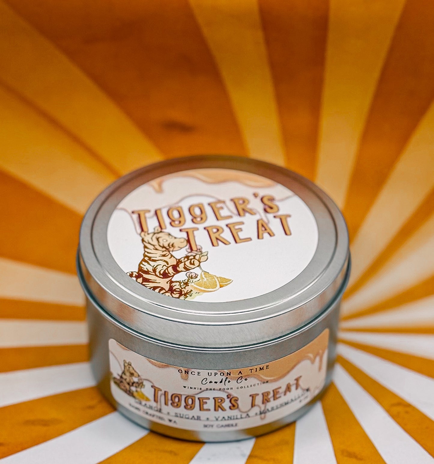 Tigger's Treat - Classic Winnie the Pooh Soy Wax Candle - Orange Creamsicle